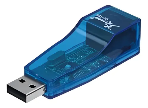 Adaptador USB 2.0 para Rede RJ45 HB-T66 Realtek 10/100Mbps
